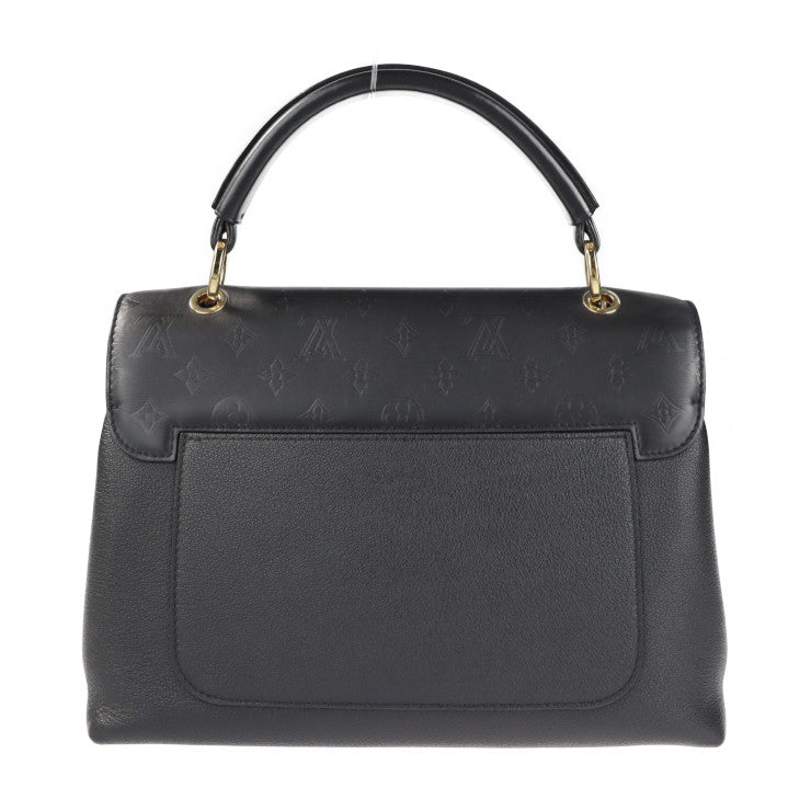 Louis Vuitton Very One Handle Bag Leather Implant Noir
