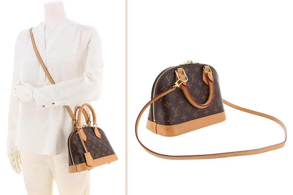 Louis Vuitton Monogram Alma BB 2 Way Bag