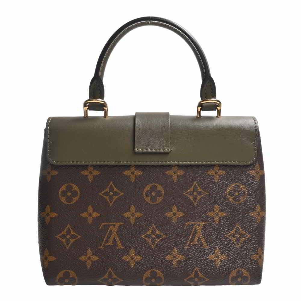 Louis Vuitton Monogram Locky BB Handbag Brown Khaki