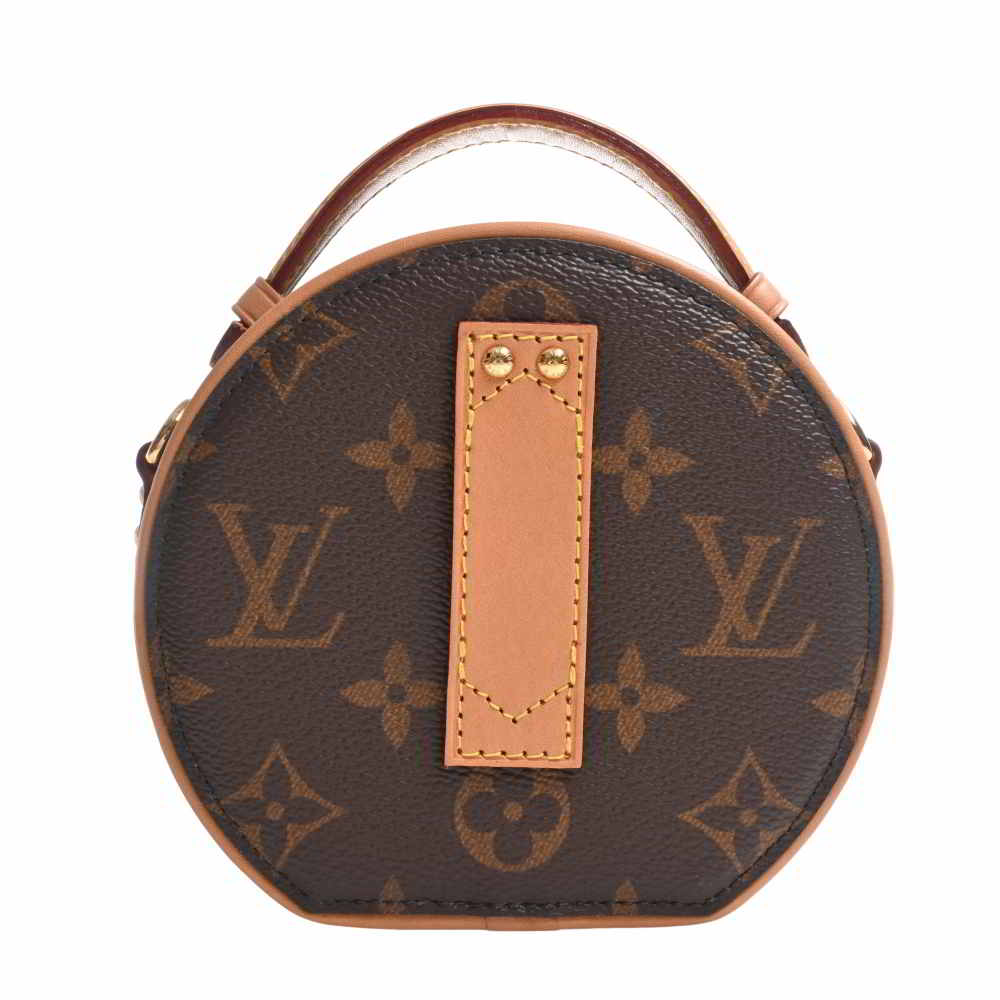 Louis Vuitton Monogram Mini Boite Chapeau Shoulder Bag Brown