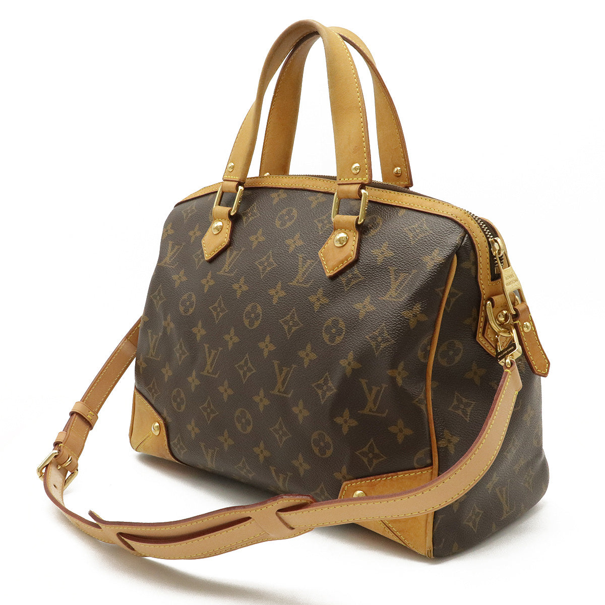 Louis Vuitton Monogram Retiro PM Handbag 2way Shoulder Bag