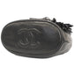 Chanel Chain Shoulder Bag Tassel Matelasse Lambskin Black