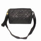 Chanel Matelasse Shoulder Bag Tassel Lambskin Coco Mark Black