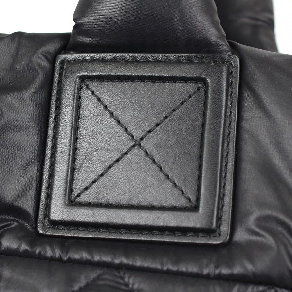 Chanel Small Messenger Coco Coon Nylon Shoulder Bag Black