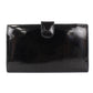 Chanel Patent Clasp Long Wallet Black