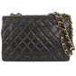 Chanel Chain Shoulder Bag Matelasse 30 Lambskin Black