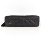 Chanel Chain Shoulder Bag Fringe Matelasse Caviar Skin Black