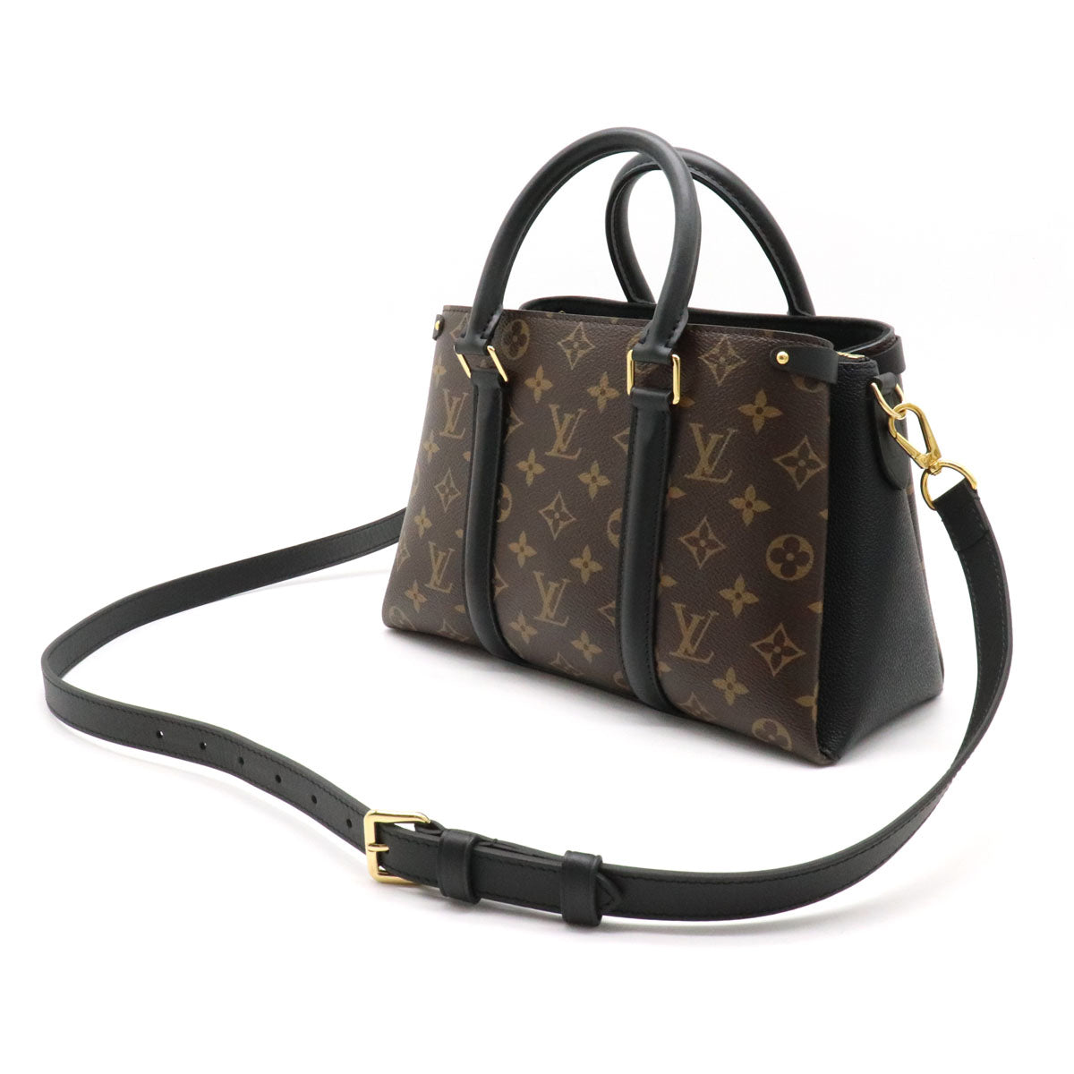 Louis Vuitton Monogram Soufflot NV BB Shoulder Bag Noir Black