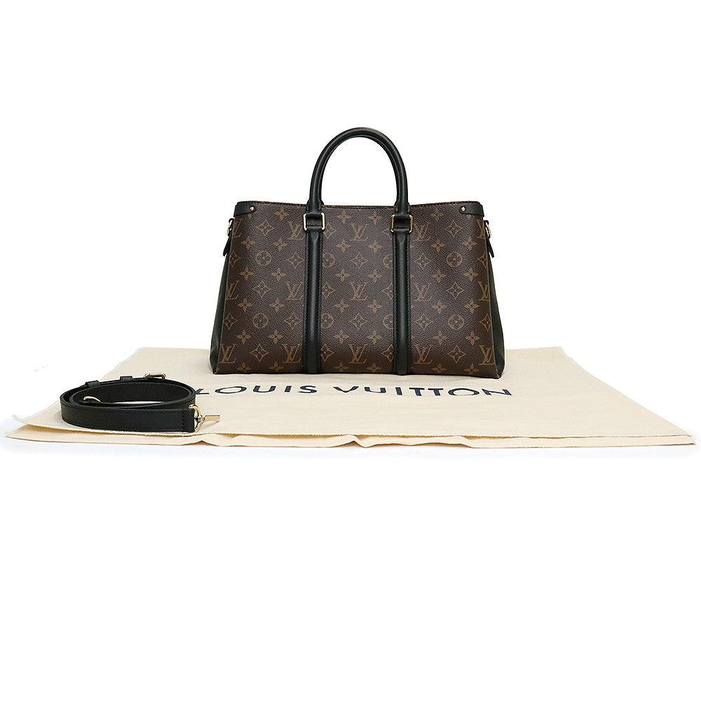 Louis Vuitton Soufflot Nv MM Shoulder Bag Monogram Black