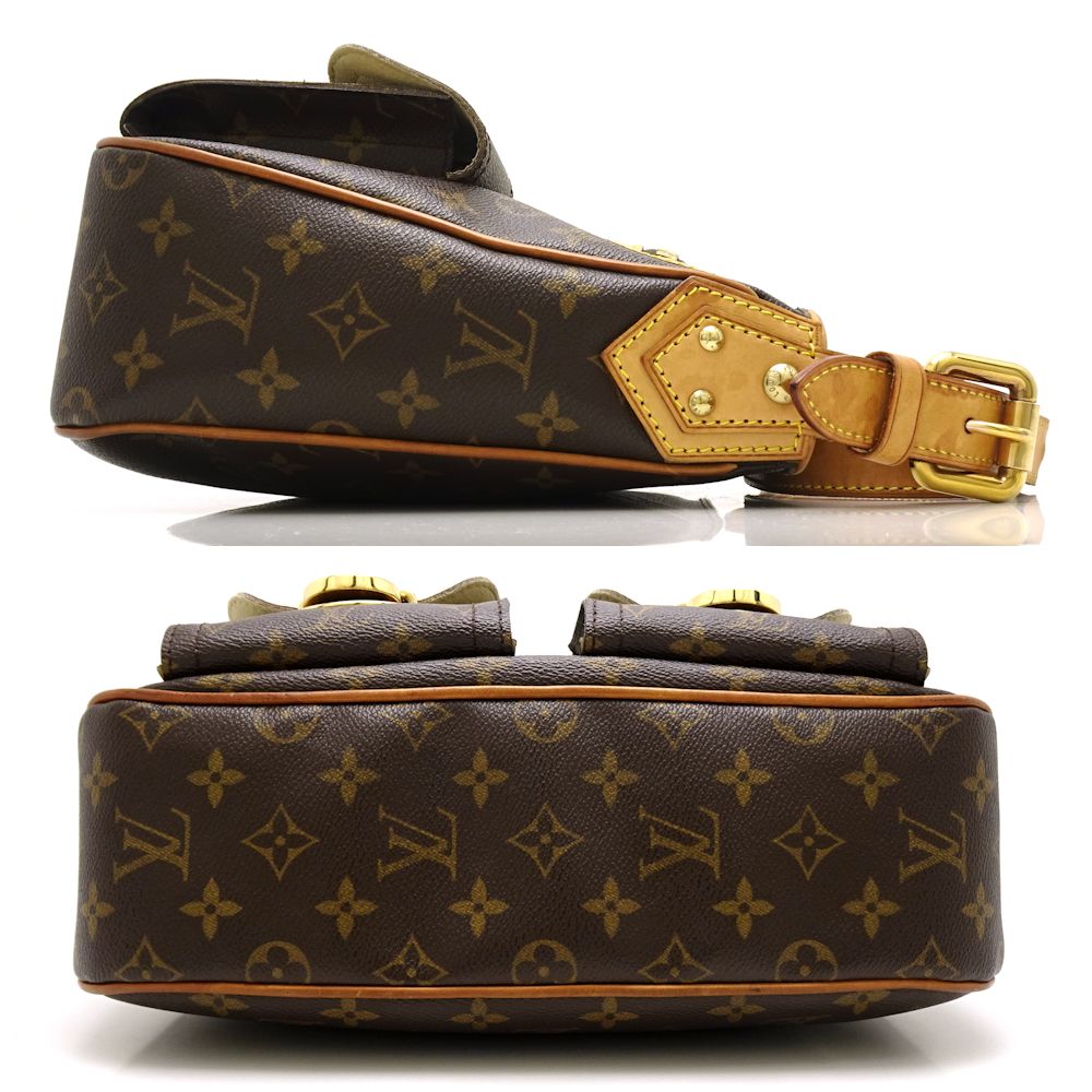 Louis Vuitton Monogram Hudson GM Brown Shoulder Bag