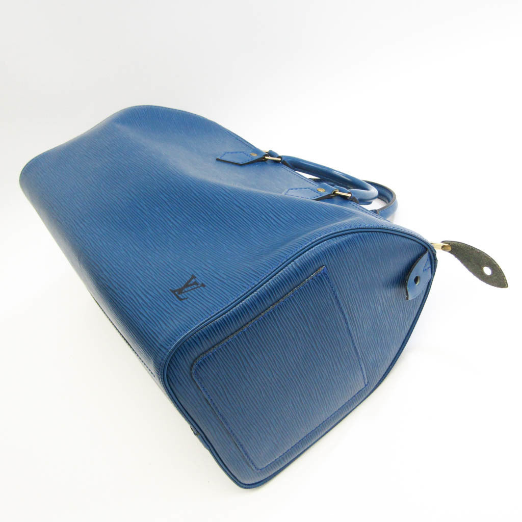 Louis Vuitton Epi Speedy Handbag Toledo Blue