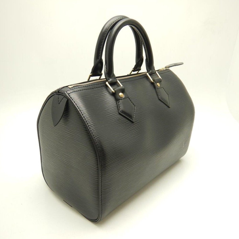Louis Vuitton Epi Speedy 25 Noir Boston Bag Black