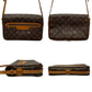 Louis Vuitton Saint Germain 28 Monogram Shoulder Bag Brown