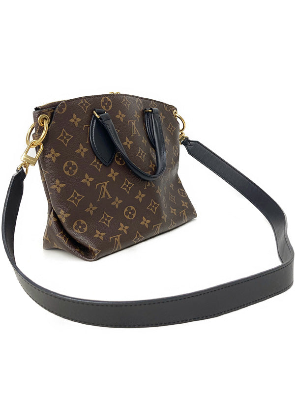 Louis Vuitton Monogram Flower Zipped PM Tote Bag