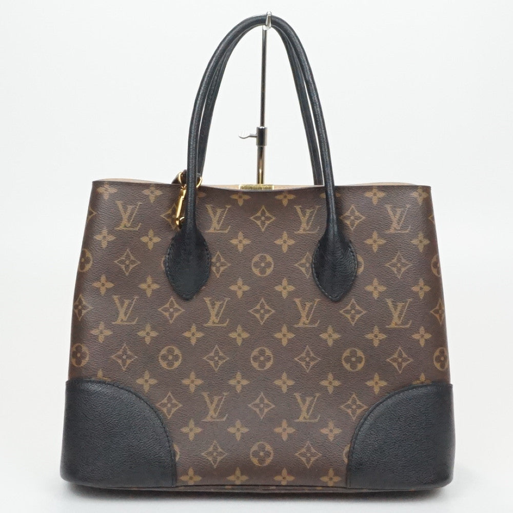 Louis Vuitton Flandrin Monogram Brown Black Handbag