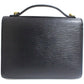 Louis Vuitton Monceau 2way Epi Handbag Noir Black Epi Leather