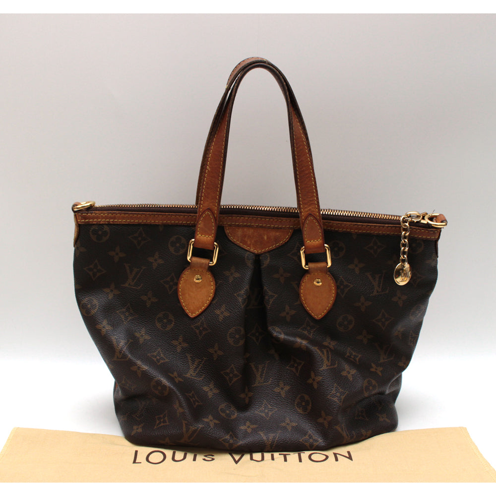 Louis Vuitton Palermo PM Monogram Handbag Brown