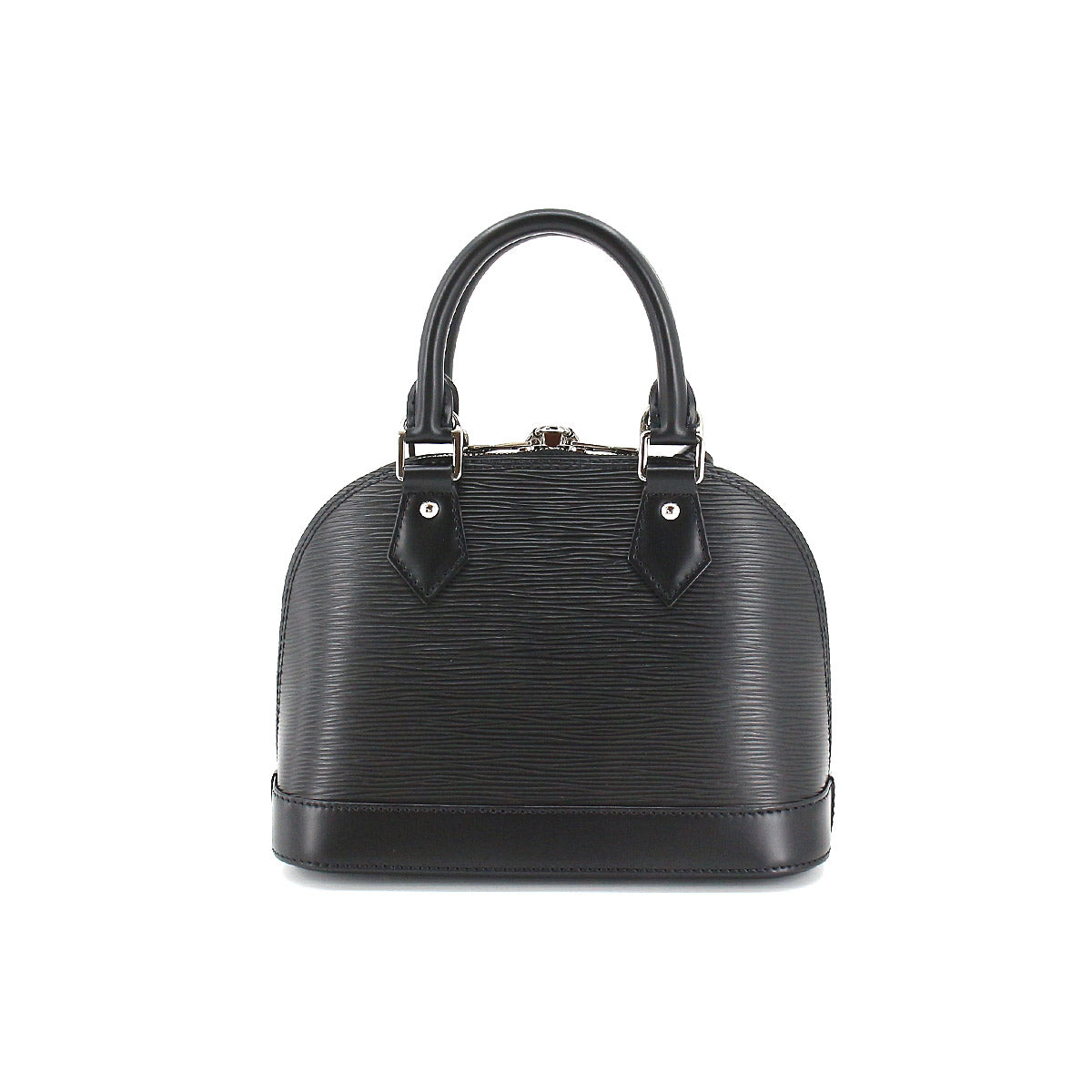 Louis Vuitton Epi Alma BB 2 Way Hand Shoulder Bag Leather Noir Silver Metal Fittings