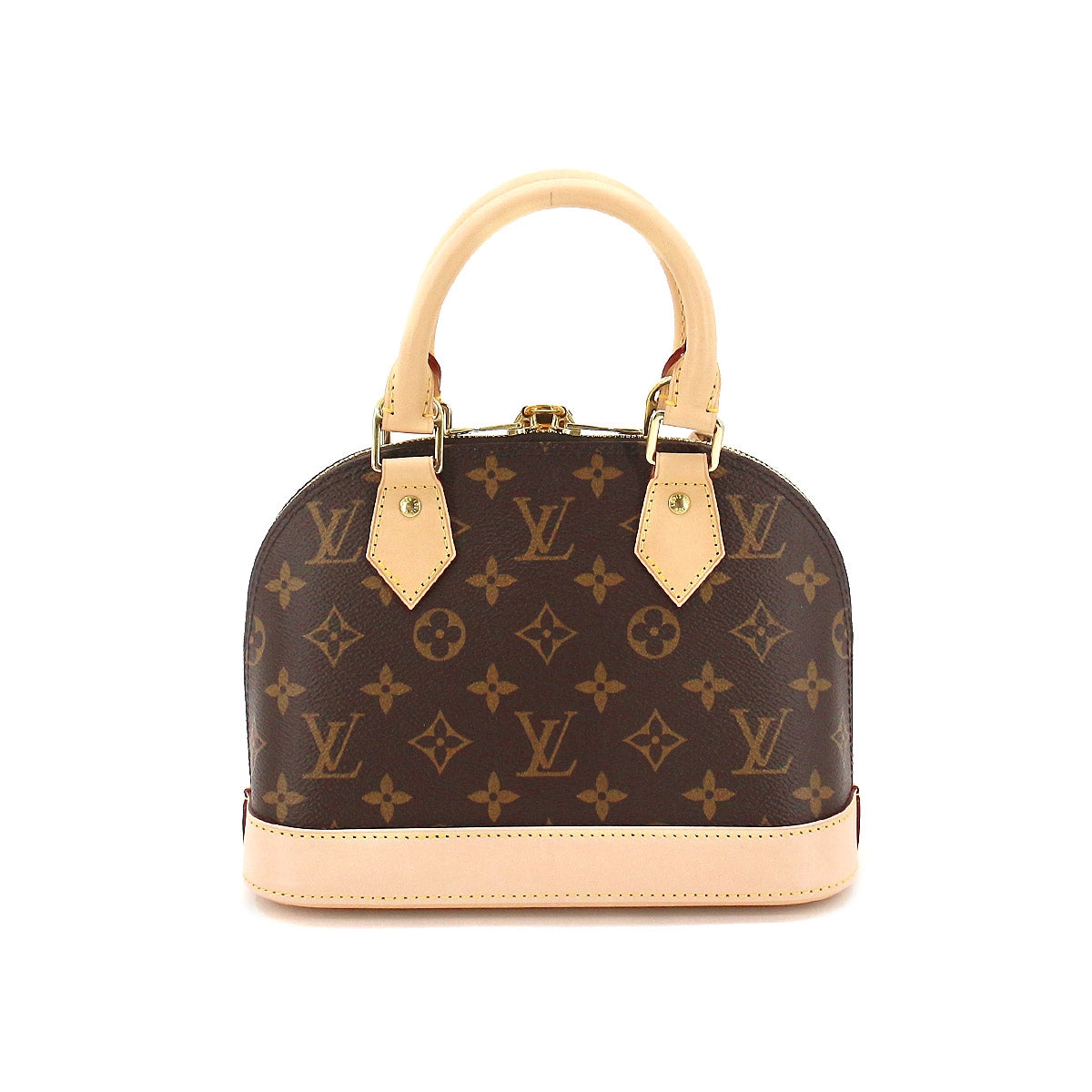 Louis Vuitton Monogram Alma BB 2 Way Hand Shoulder Bag Brown