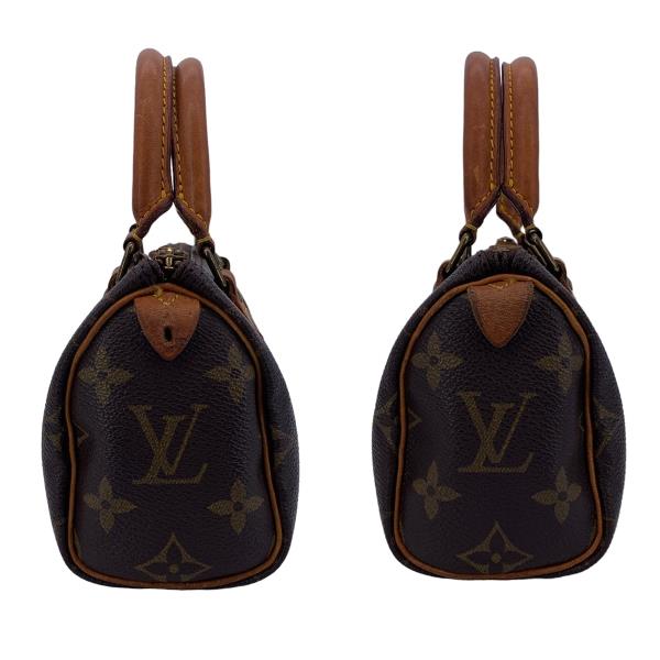 Louis Vuitton Mini Speedy Monogram Brown Handbag Shoulder Bag