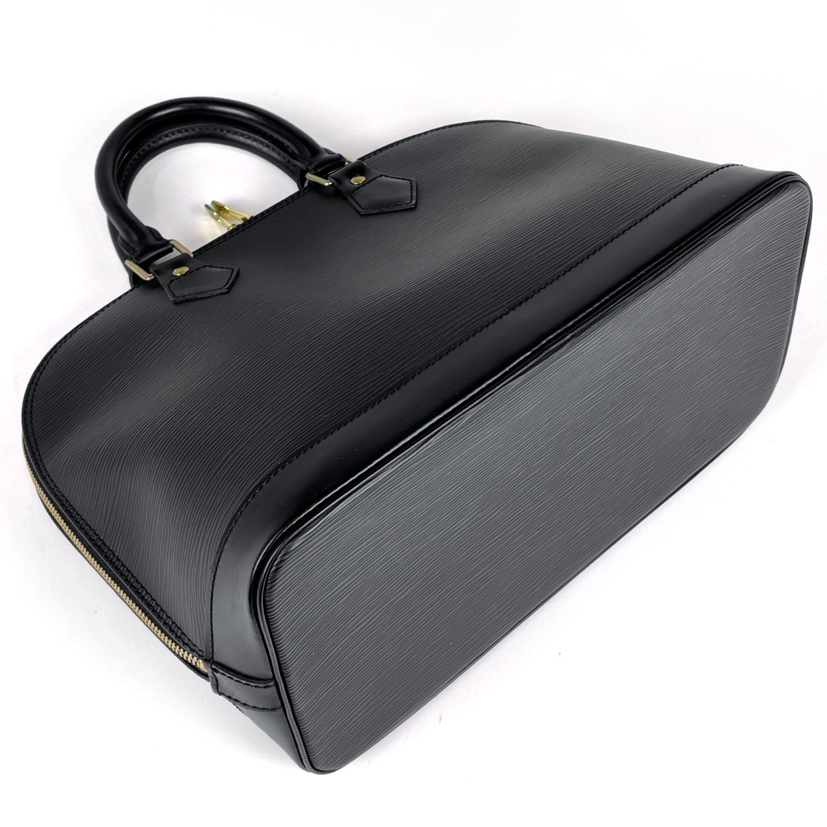 Louis Vuitton Alma Handbag Epi Noir Black
