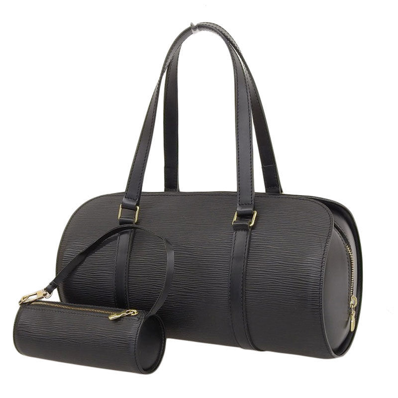 Louis Vuitton Epi Soufflot Noir Black Handbag