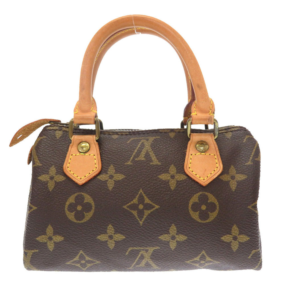 Louis Vuitton Monogram Mini Speedy 2 Way Handbag