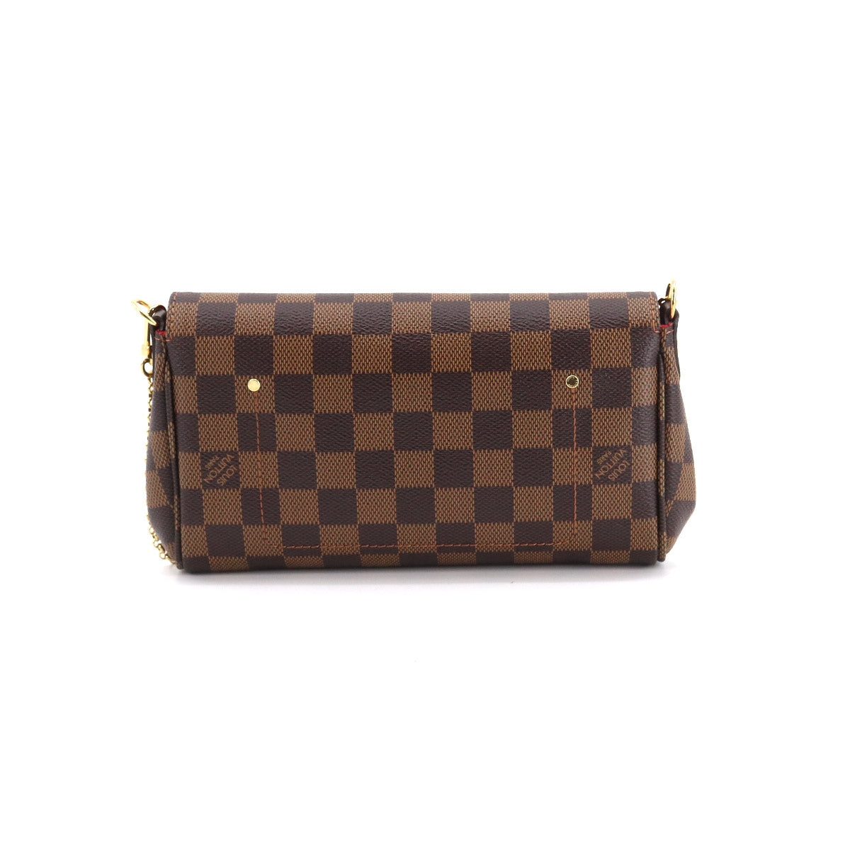 Louis Vuitton Damier Favorite PM 2 Way Chain Hand Shoulder Bag Ebene