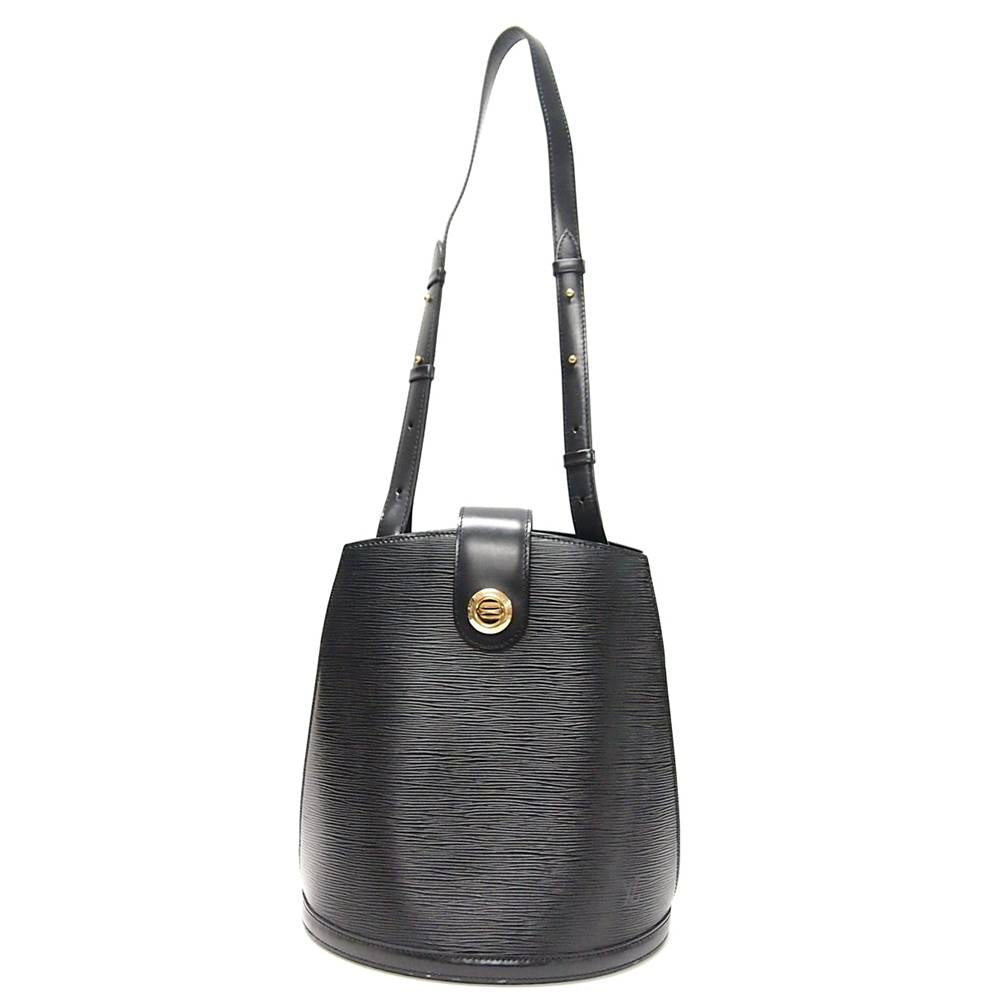 Louis Vuitton Epi Cluny Black Noir Shoulder Bag Shawl