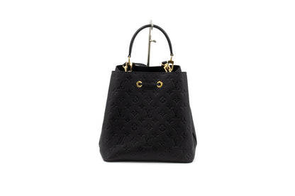 Louis Vuitton Neonoe Monogram Implant Leather Black