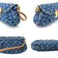 Louis Vuitton Monogram Denim Mini Pleaty Handbag