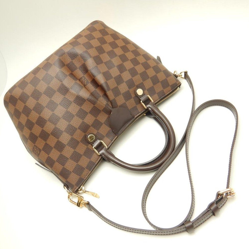 Louis Vuitton  Damier Sienna PM Ebene 2WAY Bag Brown
