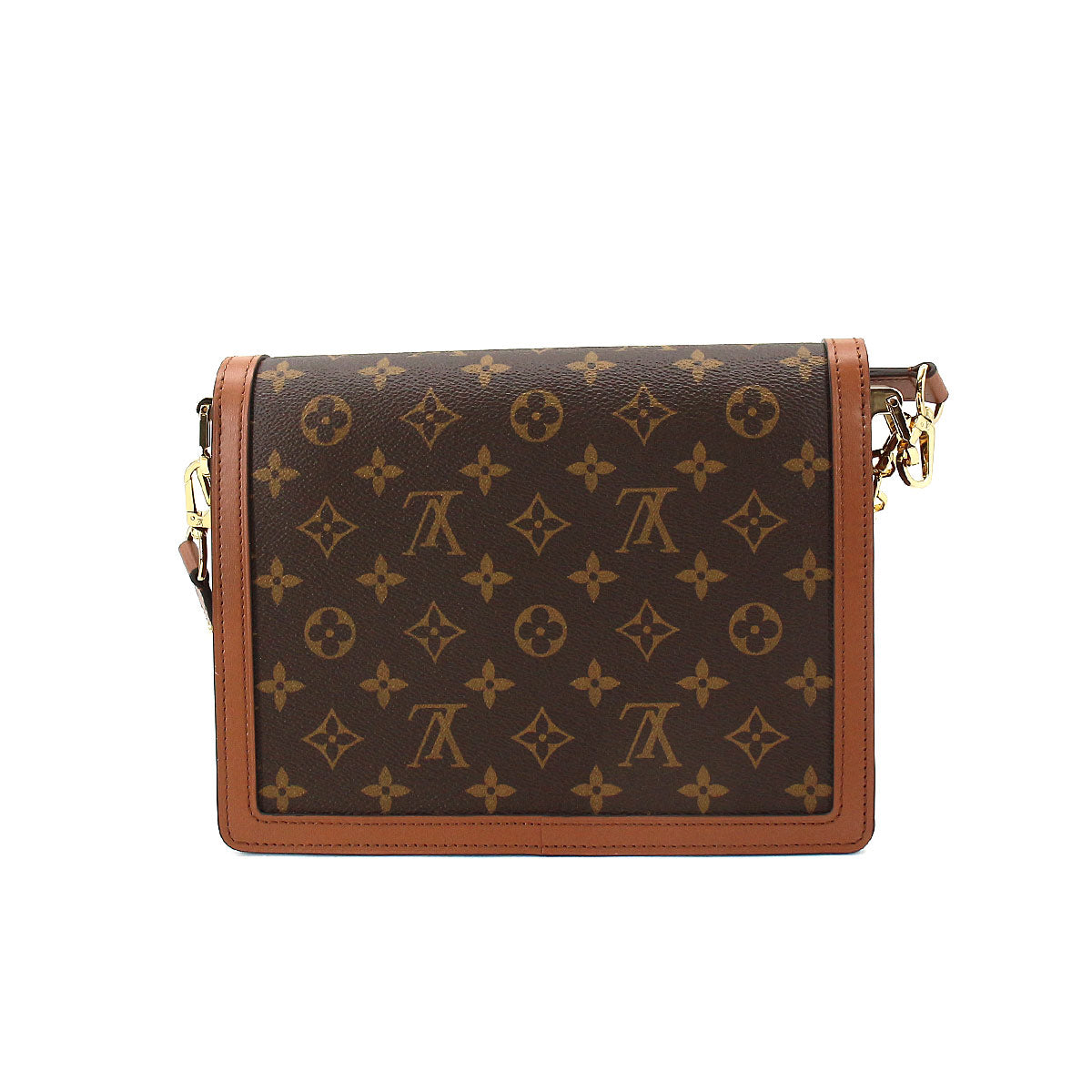 Louis Vuitton Monogram Reverse Dauphine MM 2way Shoulder Bag Brown