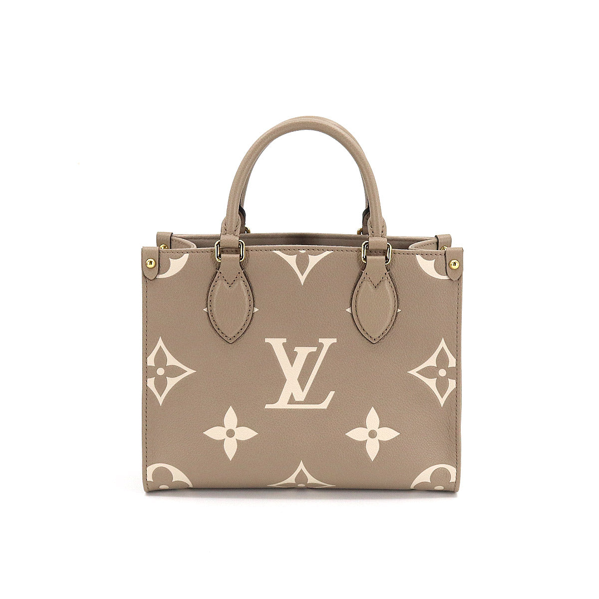 Louis Vuitton Bicolor Monogram Emplant OnTheGo PM Tourtrail Claim Creme