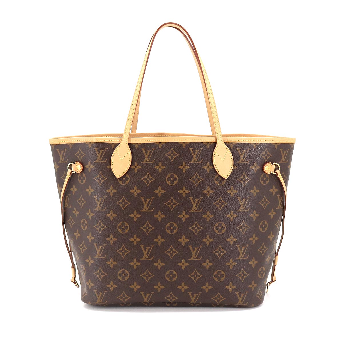 Louis Vuitton Monogram Neverfull MM Tote Bag Brown