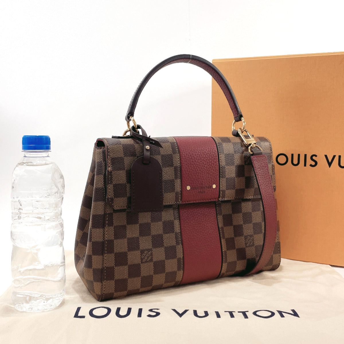 Louis Vuitton Bond Street Shoulder Bag Damier Ebene Canvas