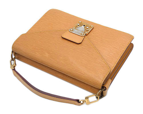 Louis Vuitton Epi Leather Biface Shoulder Bag Yellow