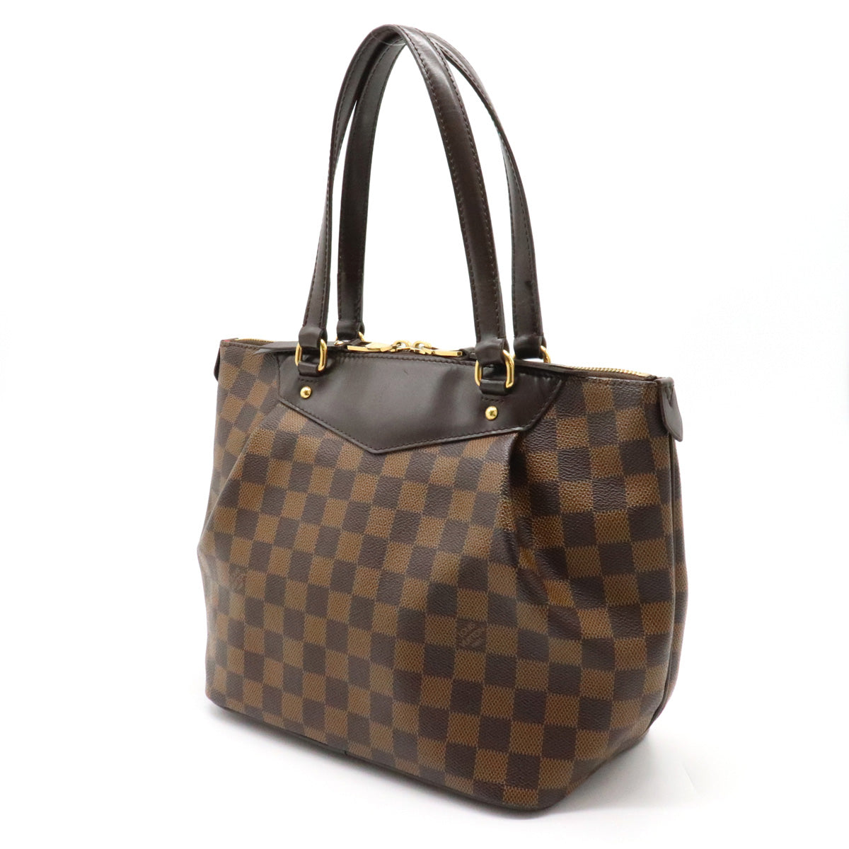 Louis Vuitton Damier Ebene Westminster PM Tote Shoulder Bag
