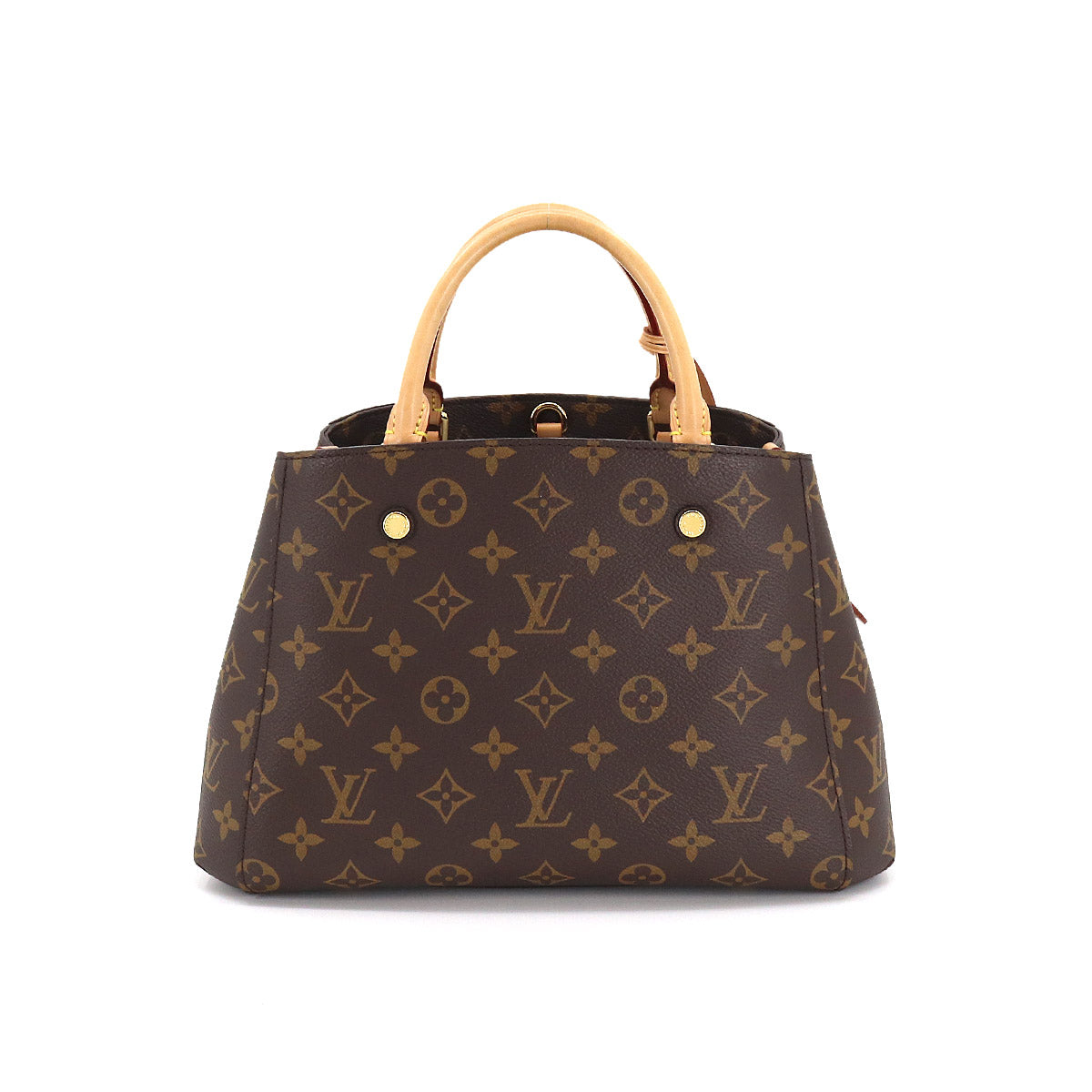 Louis Vuitton Monogram Montaigne BB 2 Way Hand Shoulder Bag Brown