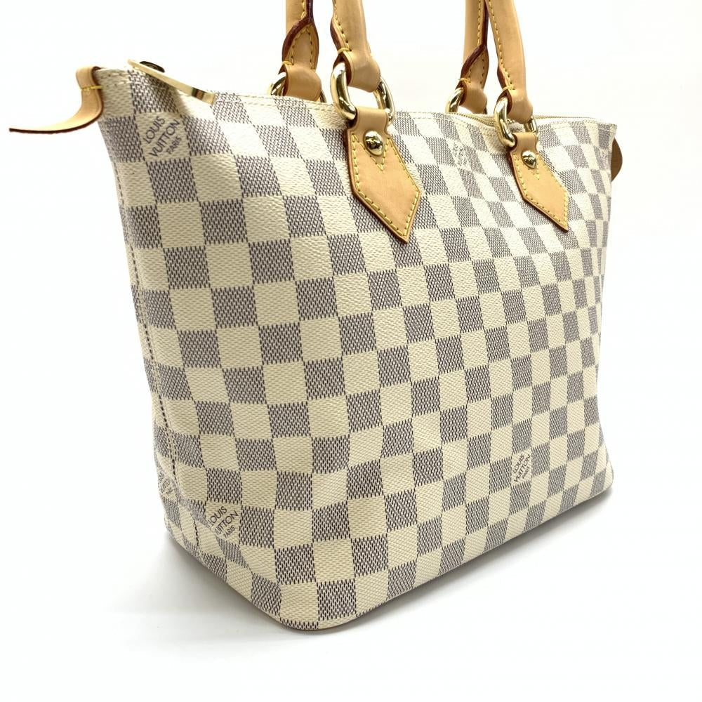 Louis Vuitton Saleya PM Damier Azur White Shoulder Bag