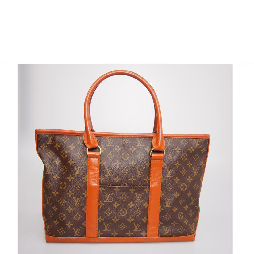 Louis Vuitton Weekend Monogram Handbag Red