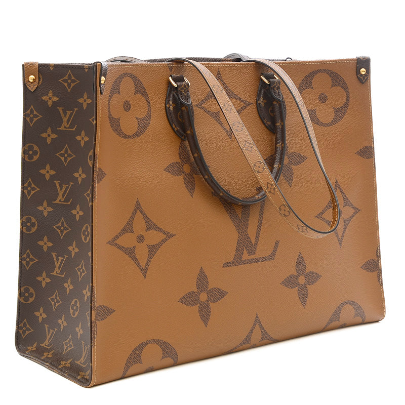 Louis Vuitton Monogram Giant Monogram Reverse On The Go MM 2way Bag