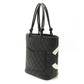 Chanel Cambon Line Coco Mark Medium Shoulder Bag Soft Calf Black White