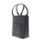 Chanel Cambon Line Medium Black/Silver Hardware Calfskin Tote Bag