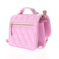Chanel Matelasse Infinity Mini Pink Gold hardware Grained Calfskin Chain Wallet