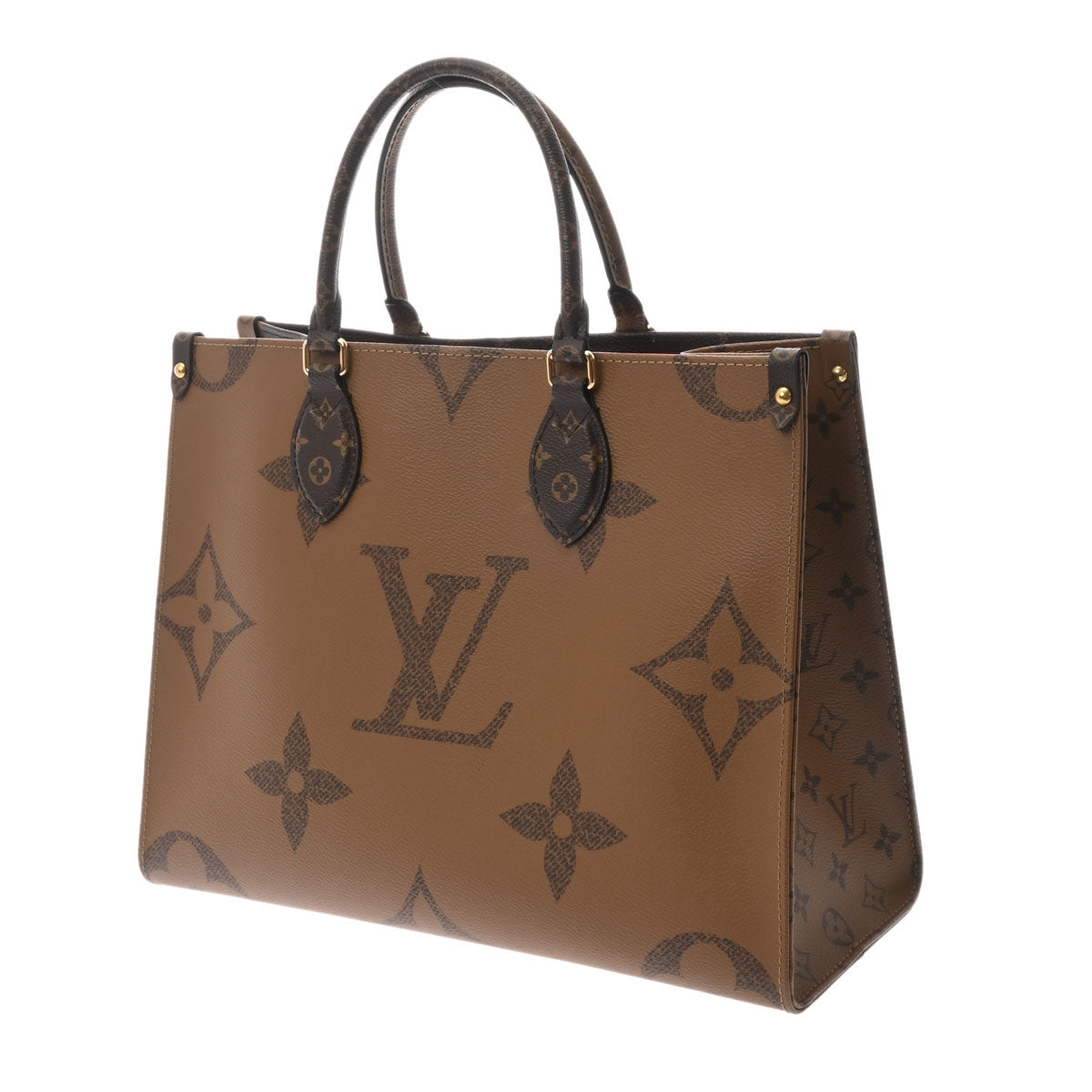 Louis Vuitton Monogram Reverse On The Go MM Brown