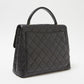 Chanel Top Handle Bag Black Gold Hardware HandBag