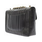 Chanel Mademoiselle Deca Matelasse Chain Shoulder 30cm Black Gold Hardware Lambskin Shoulder Bag
