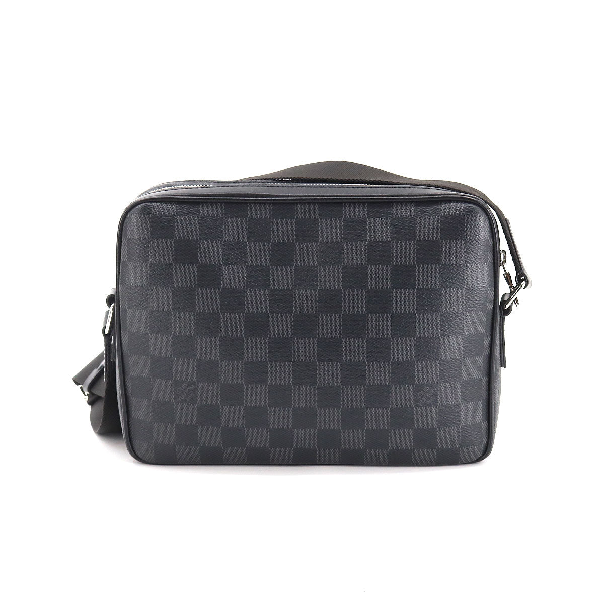 Louis Vuitton Damier Graphite Trocadero Messenger PM Shoulder Bag Black