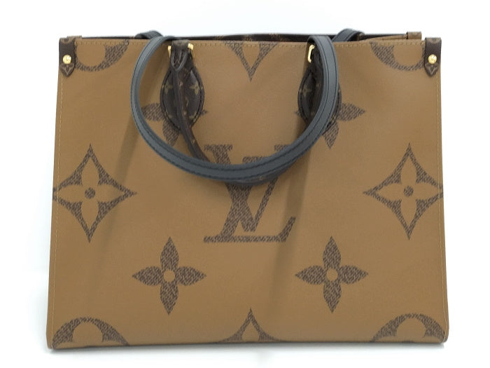 Louis Vuitton 2way Tote Bag On The Go MM  Monogram Reverse Giant